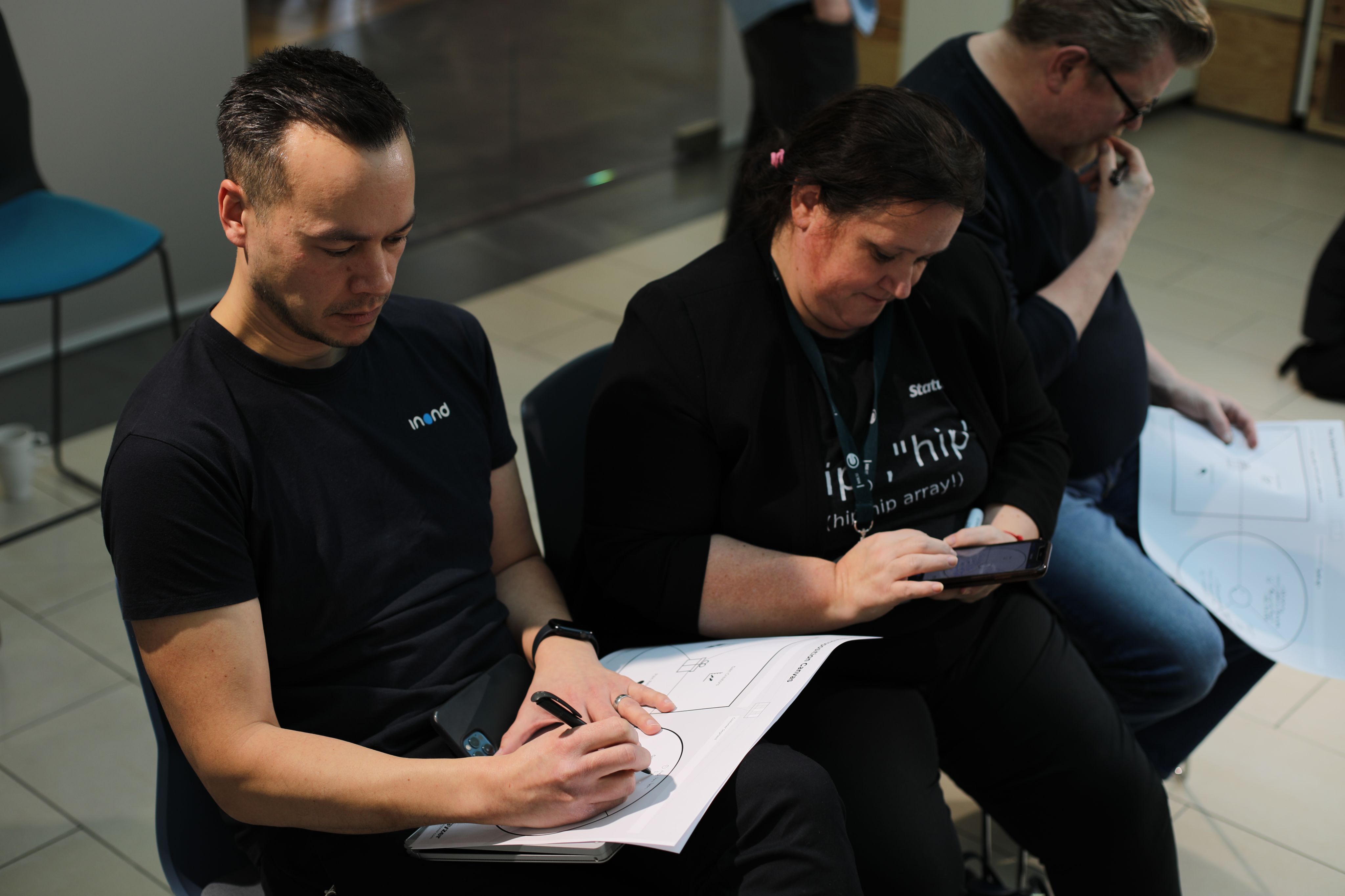 person using MacBook Pro